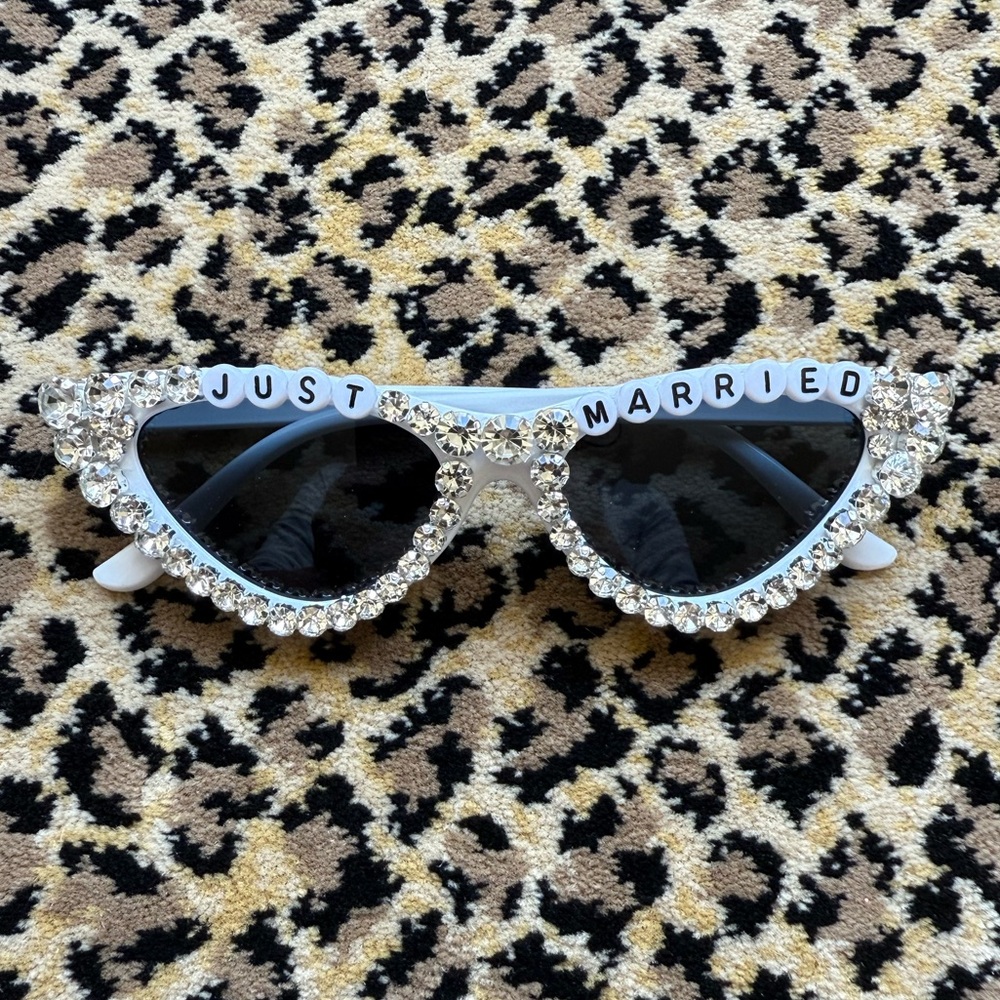 Just Married sunglasses (NWOT)